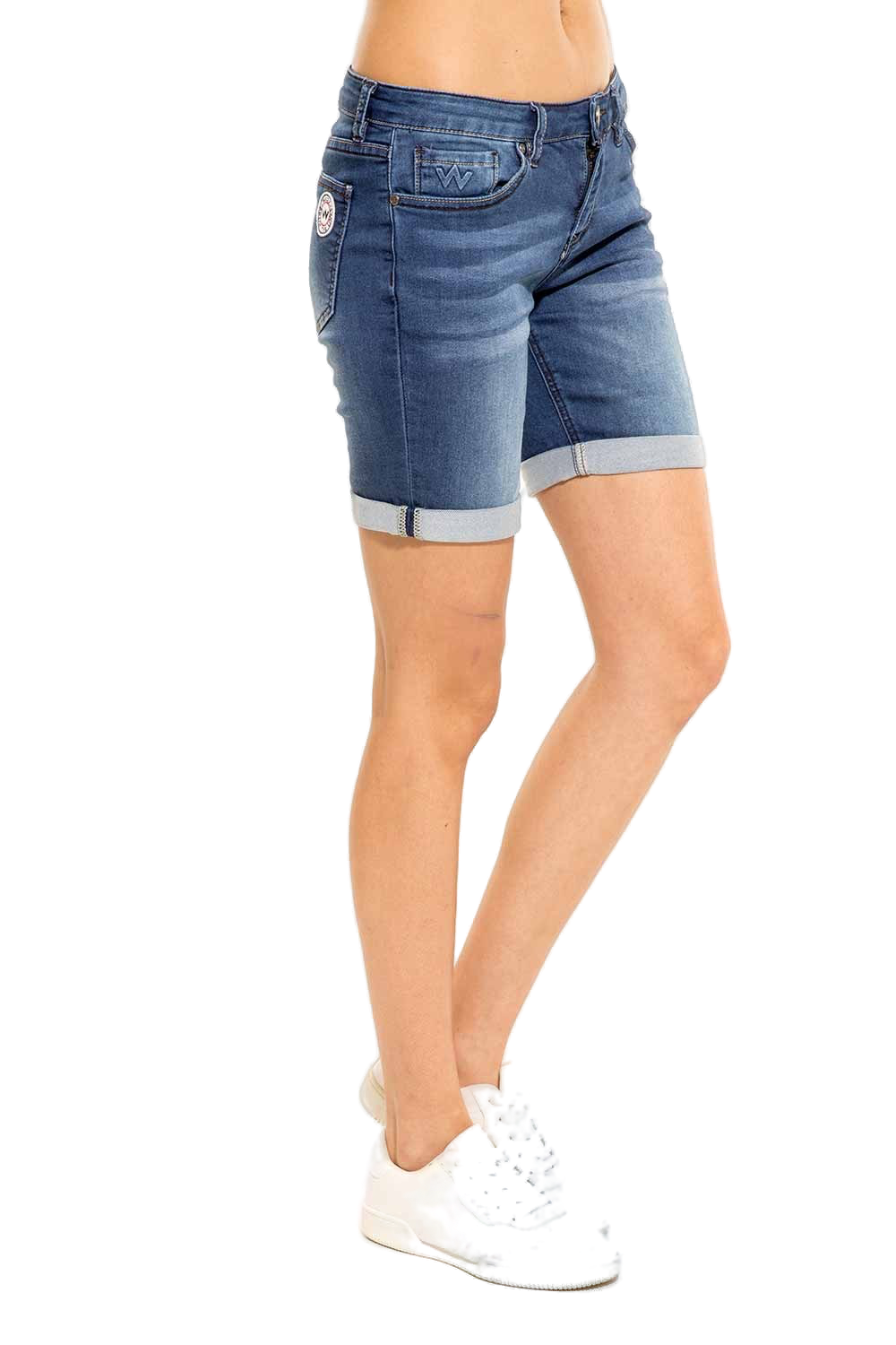 Short long en jean pour femme / Joggjean